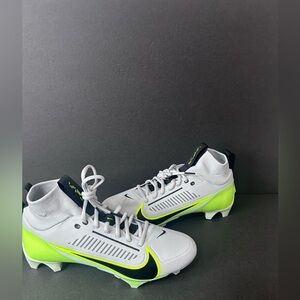 Nike Vapor Edge Pro 360 2 Football Cleats Platinum Volt DA5456-004 Men's10